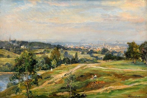 Hampstead Heath as painted by James Herbert Snell